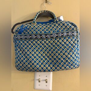 Stylish Vera Bradley Laptop Bag in retired  “Riviera Blue” pattern.